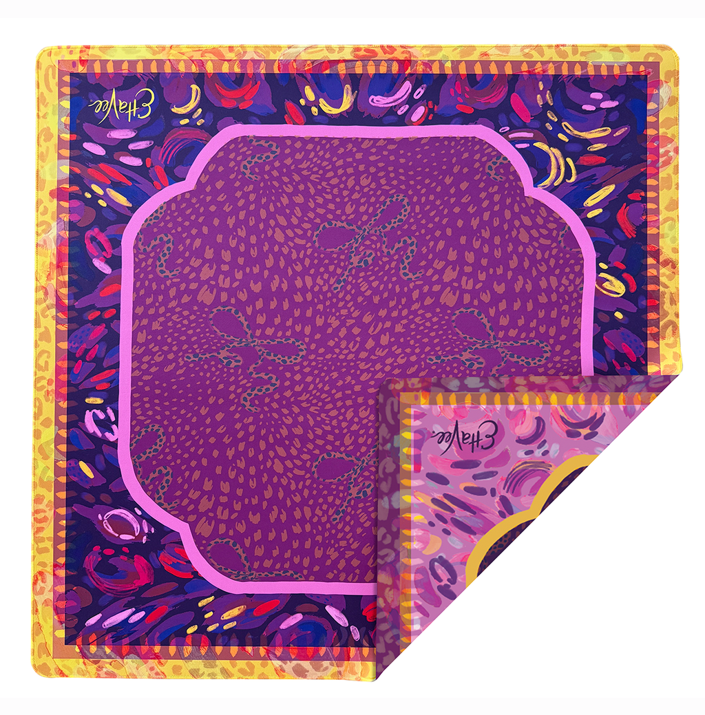 LIMITED EDITION EttaVee "Leo Lady" Double-Sided Mahjong Mat PREORDER