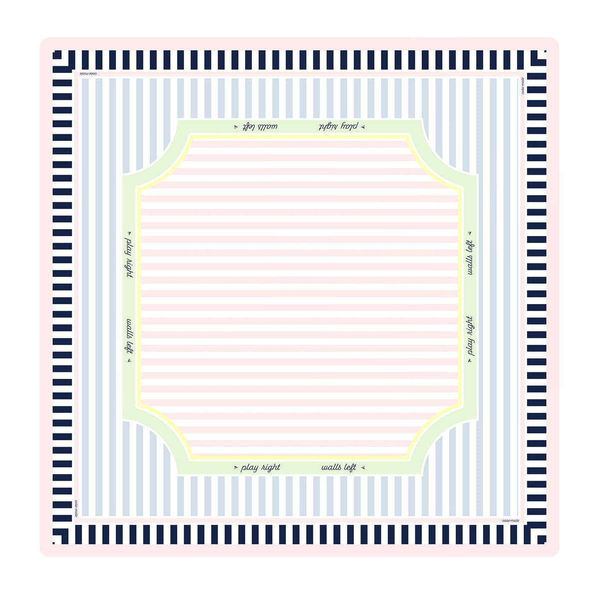Case-Mate Cabana Stripe Mahjong Mat with Storage Tube (Ships 11/16-11/20)