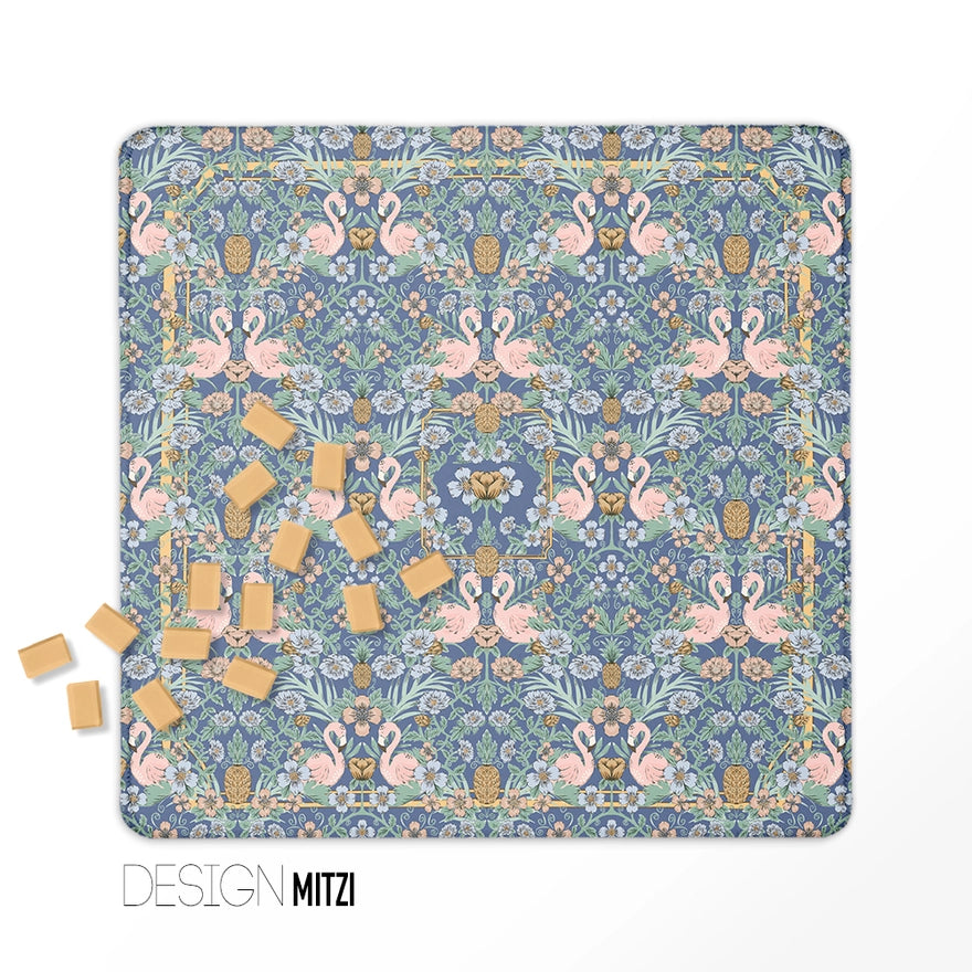 Mitzi 31.5" with mat bag, Mahjong Mats Premium 3mm Neoprene