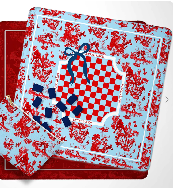 Hotty Toddy 31.5" Mahjong Mat with mat bag College Football Premium 3mm Neoprene
