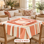 Box Pleated Mahjong Square 55" x 55" Table Skirts (Tablecloth)
