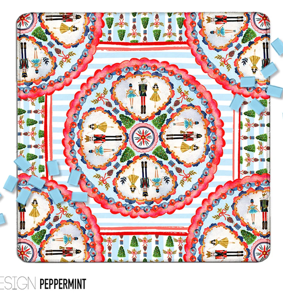 Holiday Peppermint 31.5" with mat bag Mahjong Mat P