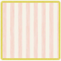 Tala - Cabana Mahjong Mat - Pink & Ivory with Citrus Fringe