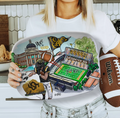 Southern Miss Football Serving Platter