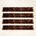 20" Tortoiseshell Acrylic Racks - Set of 4 PreOrder for late Oct 2026