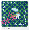 Travel Mahjong Mat Trixie 20" Non Neoprene